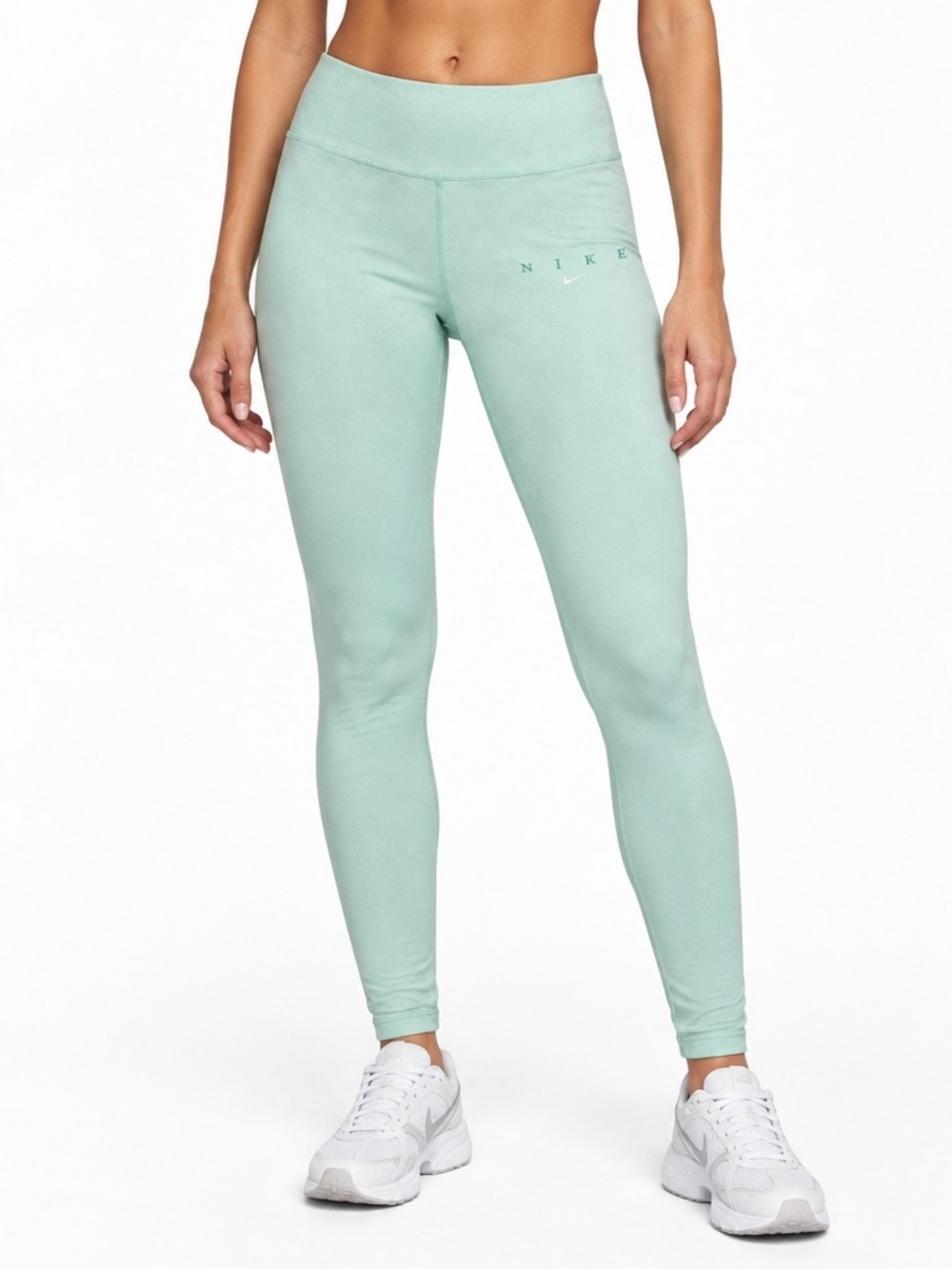 Nike Women's Dry-Fit High-Rise Mint Green Leggings